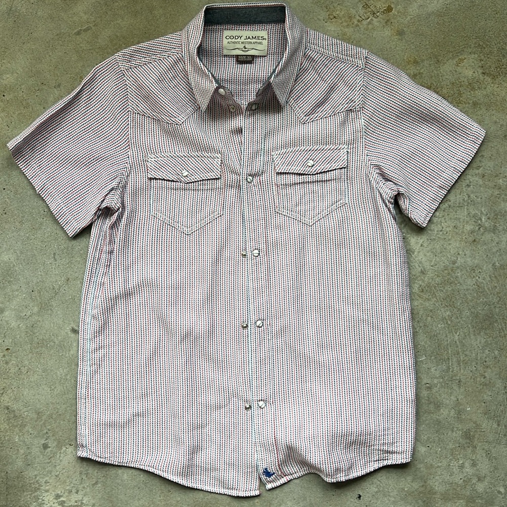 Cody James youth pearl snap
